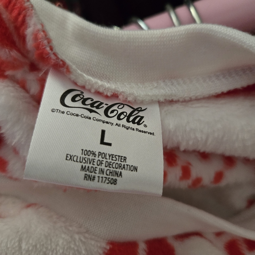 Coca-Cola Polar Bear Fleece Christmas sweater,  Regular Coke Lovers - Picture 6 of 8